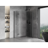 Mexen Mist-F Duo cabine de douche pliante droite 105 x 120 cm, transparent, gris canon brossé - 8A6-105L-120P-66-00