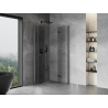 Mexen Mist-F Duo cabine de douche pliante 120 x 120 cm, transparent, gris canon brossé - 8A6-120L-120P-66-00