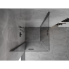 Mexen Mist-F Duo cabine de douche pliable 115 x 115 cm, transparent, gun metal - 8A6-115L-115P-95-00