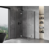 Mexen Mist-F Duo cabine de douche pliante gauche 120 x 115 cm, transparent, métal canon - 8A6-120L-115P-95-00