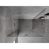 Mexen Mist-F Duo cabine de douche pliante gauche 85 x 70 cm, transparent, nickel brossé - 8A6-085L-070P-97-00