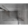 Mexen Mist-F Cabine de douche pliable droite Duo 85 x 95 cm, transparent, nickel brossé - 8A6-085L-095P-97-00