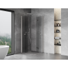 Mexen Mist-F Duo cabine de douche pliante 95 x 95 cm, transparent, nickel brossé - 8A6-095L-095P-97-00