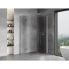 Mexen Mist-F Cabine de douche Duo pliante droite 70 x 105 cm, transparent, nickel brossé - 8A6-070L-105P-97-00