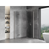 Mexen Mist-F Duo cabine de douche pliante droite 85 x 120 cm, transparent, nickel brossé - 8A6-085L-120P-97-00