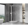 Mexen Mist cabine de douche pentagonale à porte battante 90 x 90 cm, transparent, blanc - 8A8-090-090-20-00