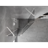 Mexen Mist cabine de douche pentagonale pivotante 100 x 100 cm, transparent, blanc - 8A8-100-100-20-00