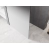 Mexen Kioto paroi de douche Walk-in 80 x 200 cm, ombre blanche 8 mm, chrome - 800-080-101-01-86