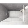 Mexen Kioto paroi de douche Walk-in 80 x 200 cm, ombre blanche 8 mm, blanc - 800-080-101-20-86
