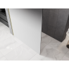 Mexen Kioto paroi de douche Walk-in 70 x 200 cm, ombre blanche 8 mm, or brossé - 800-070-101-55-86