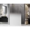 Mexen Kioto paroi de douche Walk-in 80 x 200 cm, ombre blanc 8 mm, or brossé - 800-080-101-55-86