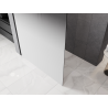 Mexen Kioto paroi de douche Walk-in 150 x 200 cm, ombre blanche 8 mm, noire - 800-150-101-70-86