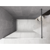 Mexen Kioto paroi de douche Walk-in 70 x 200 cm, ombre blanche 8 mm, metal gun - 800-070-101-95-86