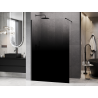 Mexen Kioto paroi de douche Walk-in 90 x 200 cm, ombre noir 8 mm, noir - 800-090-101-70-76