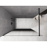 Mexen Kioto paroi de douche Walk-in 90 x 200 cm, ombre noir 8 mm, noir - 800-090-101-70-76