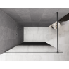 Mexen Kioto paroi de douche Walk-in 120 x 200 cm, ombre noire 8 mm, métal canon - 800-120-101-95-76