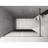 Mexen Kioto paroi de douche Walk-in 90 x 200 cm, ombre noire 8 mm, gun metal - 800-090-101-95-76