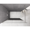 Mexen Kioto Paroi de douche Walk-in 90 x 200 cm, ombre noir 8 mm, nickel brossé - 800-090-101-97-76
