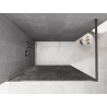 Mexen Kioto paroi de douche Walk-in 130 x 200 cm, crackle graphite 12 mm, chrome - 800-130-101-01-44-X