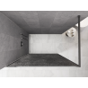 Mexen Kioto paroi de douche Walk-in 160 x 200 cm, crackle graphite 12 mm, chrome - 800-160-101-01-44-X