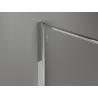 Mexen Kioto paroi de douche Walk-in 130 x 200 cm, crackle graphite 12 mm, chrome - 800-130-101-01-44-X