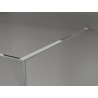 Mexen Kioto paroi de douche Walk-in 120 x 200 cm, crackle graphite 12 mm, chromé - 800-120-101-01-44-X