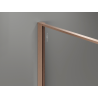 Mexen Kioto Paroi de douche Walk-in 70 x 200 cm, crackle graphite 12 mm, cuivre brossé - 800-070-101-65-44-X