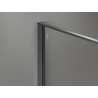 Mexen Kioto paroi de douche Walk-in 70 x 200 cm, crackle graphite 12 mm, gris pistolet brossé - 800-070-101-66-44-X