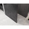 Mexen Kioto Paroi de douche Walk-in 110 x 200 cm, crackle graphite 12 mm, gun metal - 800-110-101-95-44-X