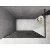 Mexen Kioto paroi de douche Walk-in 130 x 200 cm, crackle graphite 12 mm, gun metal - 800-130-101-95-44-X