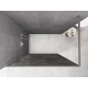 Mexen Kioto paroi de douche Walk-in 160 x 200 cm, crackle graphite 12 mm, nickel brossé - 800-160-101-97-44-X