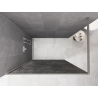 Mexen Kioto paroi de douche Walk-in 80 x 200 cm, crackle graphite 12 mm, nickel brossé - 800-080-101-97-44-X