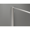 Mexen Kioto paroi de douche Walk-in 90 x 200 cm, crackle graphite 12 mm, nickel brossé - 800-090-101-97-44-X