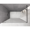 Mexen Kioto paroi de douche Walk-in 150 x 200 cm, craquelé transparent 12 mm, chrome - 800-150-101-01-04-X