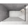 Mexen Kioto paroi de douche Walk-in 90 x 200 cm, crackle transparent 12 mm, chrome - 800-090-101-01-04-X