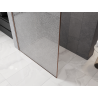 Mexen Kioto cloison de douche Walk-in 90 x 200 cm, crackle transparent 12 mm, cuivre brossé - 800-090-101-65-04-X