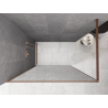 Mexen Kioto cloison de douche Walk-in 90 x 200 cm, crackle transparent 12 mm, cuivre brossé - 800-090-101-65-04-X