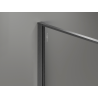 Mexen Kioto Paroi de douche Walk-in 130 x 200 cm, crackle transparent 12 mm, gun gris brossé - 800-130-101-66-04-X