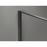 Mexen Kioto paroi de douche Walk-in 100 x 200 cm, crackle transparent 12 mm, gun metal - 800-100-101-95-04-X