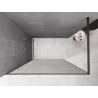 Mexen Kioto paroi de douche Walk-in 160 x 200 cm, crackle transparent 12 mm, gun metal - 800-160-101-95-04-X