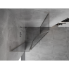 Mexen Mist L cabine de douche pentagonale pivotante 100 x 100 cm, transparent, nickel brossé - 8A8L-100-100-97-00