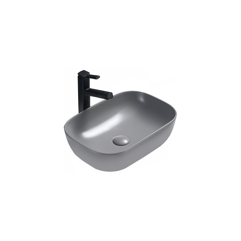 Mexen Rita lavabo vasque 45 x 32 cm, gris clair mat - 21084561