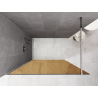 Mexen Kioto paroi de douche Walk-in 70 x 200 cm, bronze 8 mm, chrome - 800-070-101-01-32
