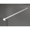 Mexen Kioto Paroi de douche Walk-in 90 x 200 cm, bronze 8 mm, blanc - 800-090-101-20-32