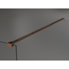 Mexen Kioto paroi de douche Walk-in 110 x 200 cm, bronze 8 mm, or rose - 800-110-101-60-32