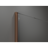 Mexen Kioto Paroi de douche Walk-in 130 x 200 cm, bronze 8 mm, or rose - 800-130-101-60-32