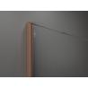 Mexen Kioto paroi de douche Walk-in 100 x 200 cm, bronze 8 mm, cuivre brossé - 800-100-101-65-32