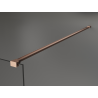 Mexen Kioto paroi de douche Walk-in 100 x 200 cm, bronze 8 mm, cuivre brossé - 800-100-101-65-32