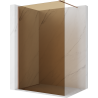 Mexen Kioto Paroi de douche Walk-in 120 x 200 cm, bronze 8 mm, cuivre brossé - 800-120-101-65-32