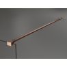 Mexen Kioto paroi de douche Walk-in 140 x 200 cm, bronze 8 mm, cuivre brossé - 800-140-101-65-32